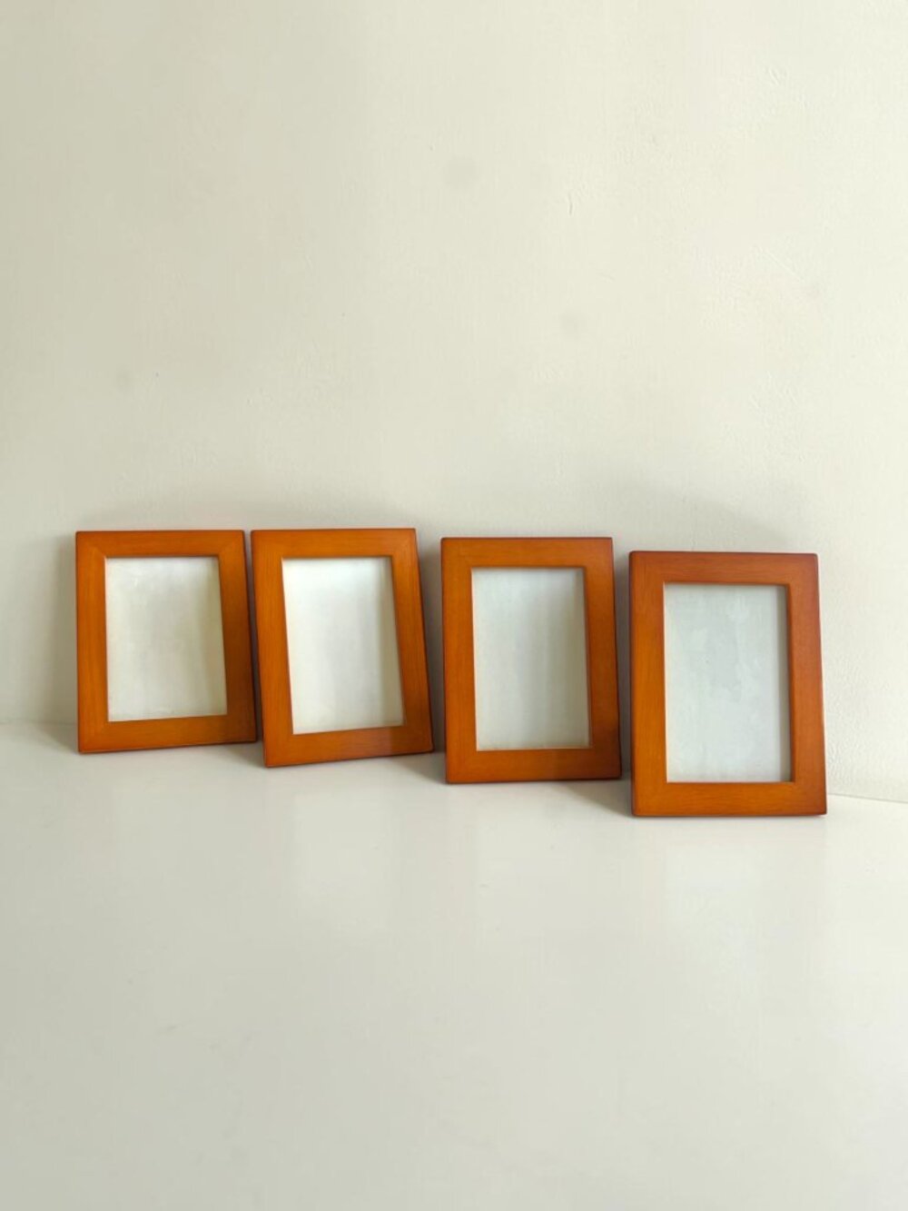 Vintage Wooden Picture Frame Set